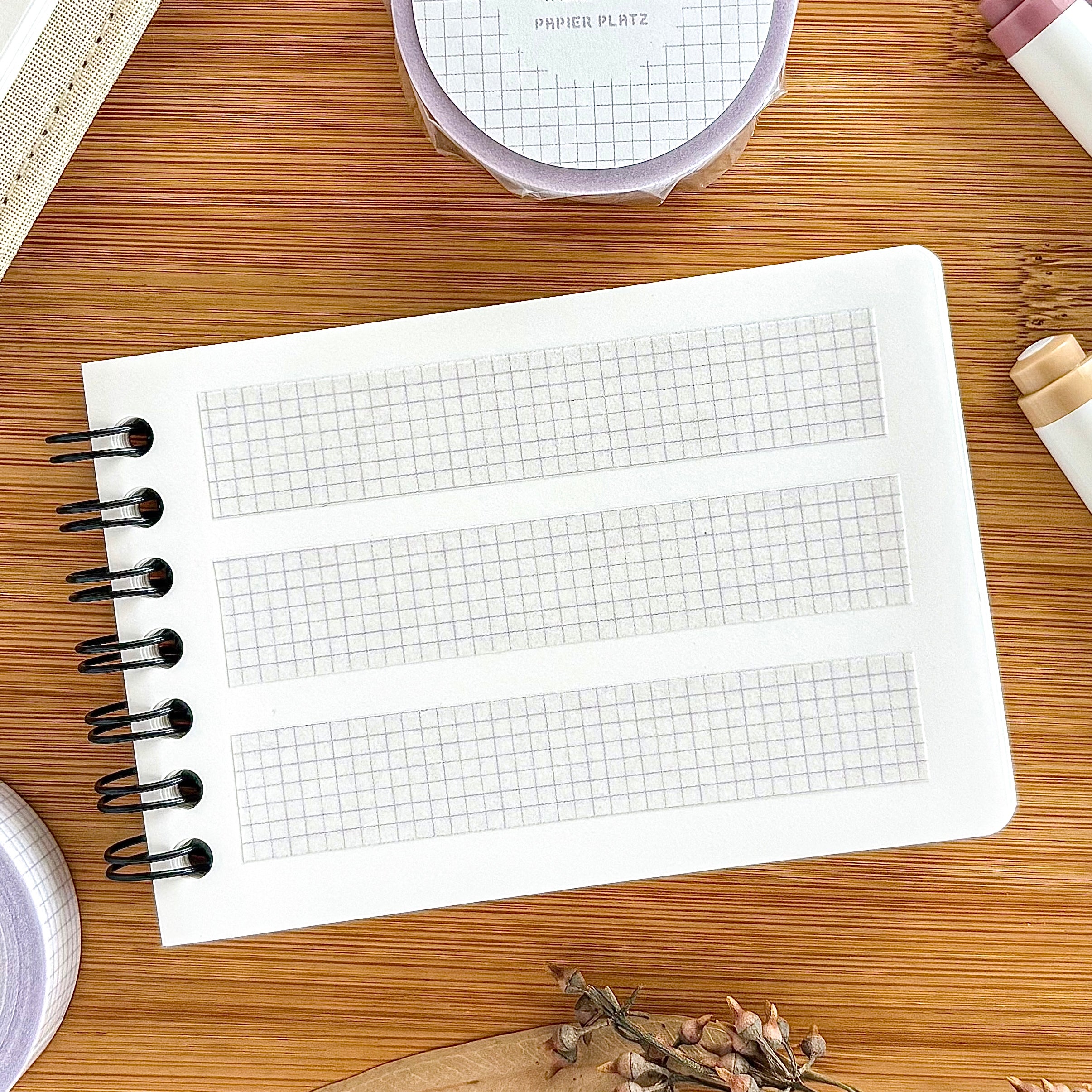 Papier Platz / Washi Tape - Grid Purple