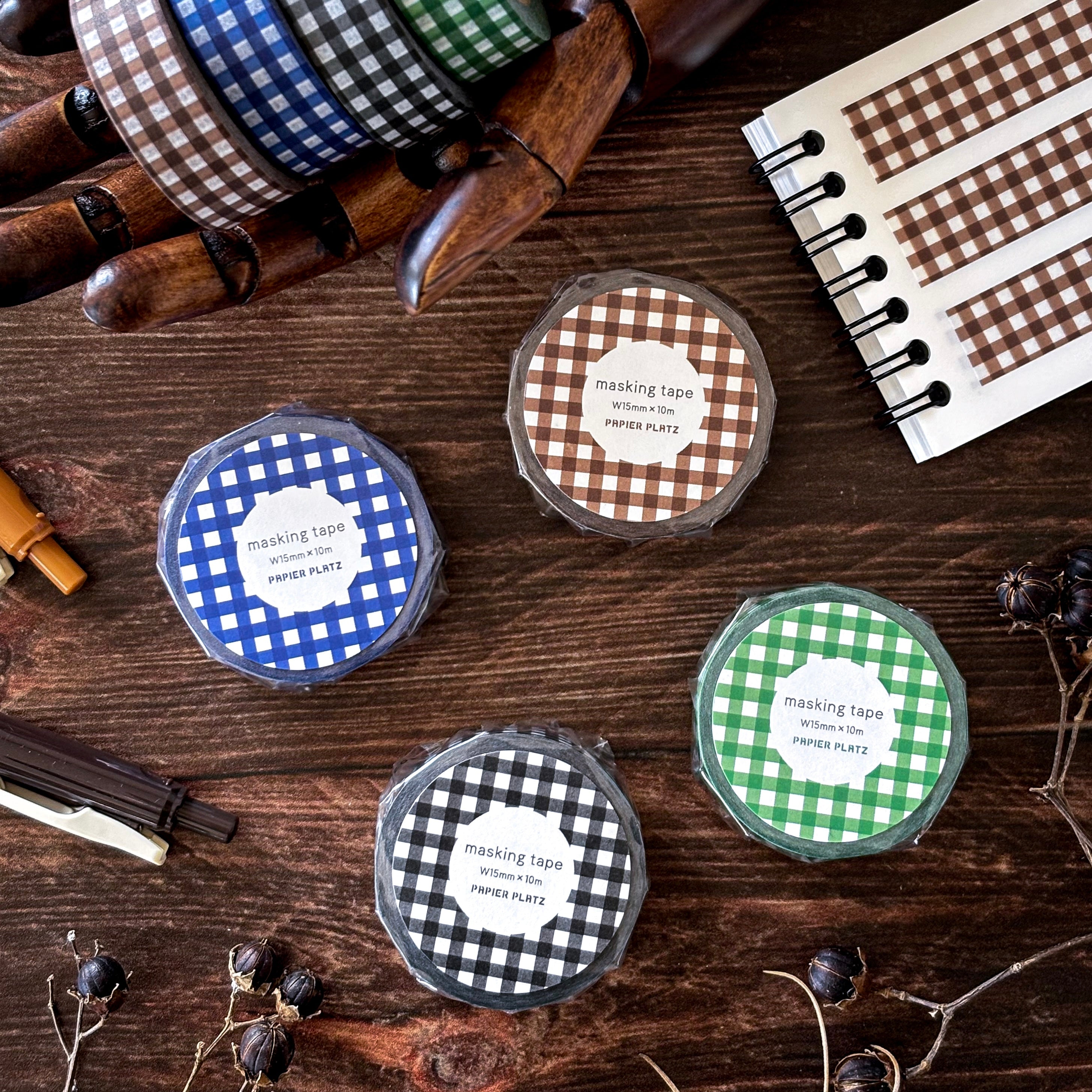 Papier Platz / Washi Tape - Checkered (Ultramarine)