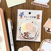 なかうちわか / フレーク付箋「犬とインテリア」
