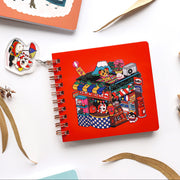 Kyoko Nakamura / Handy Square Notebook with Acrylic Charm