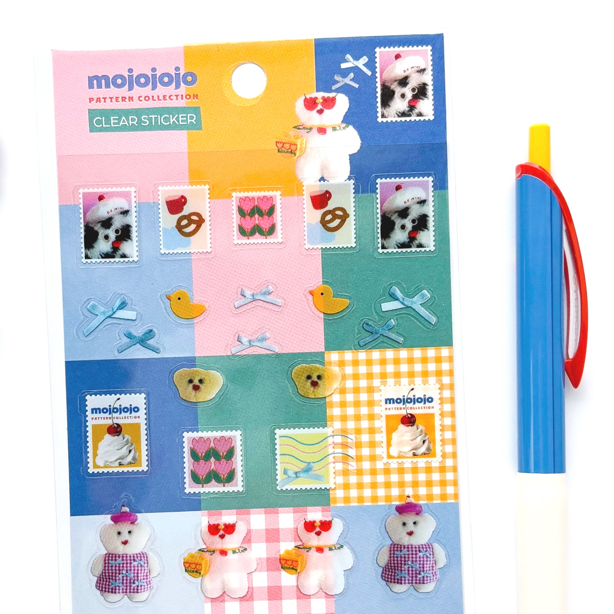 mojojojo / シール（blue & pink)