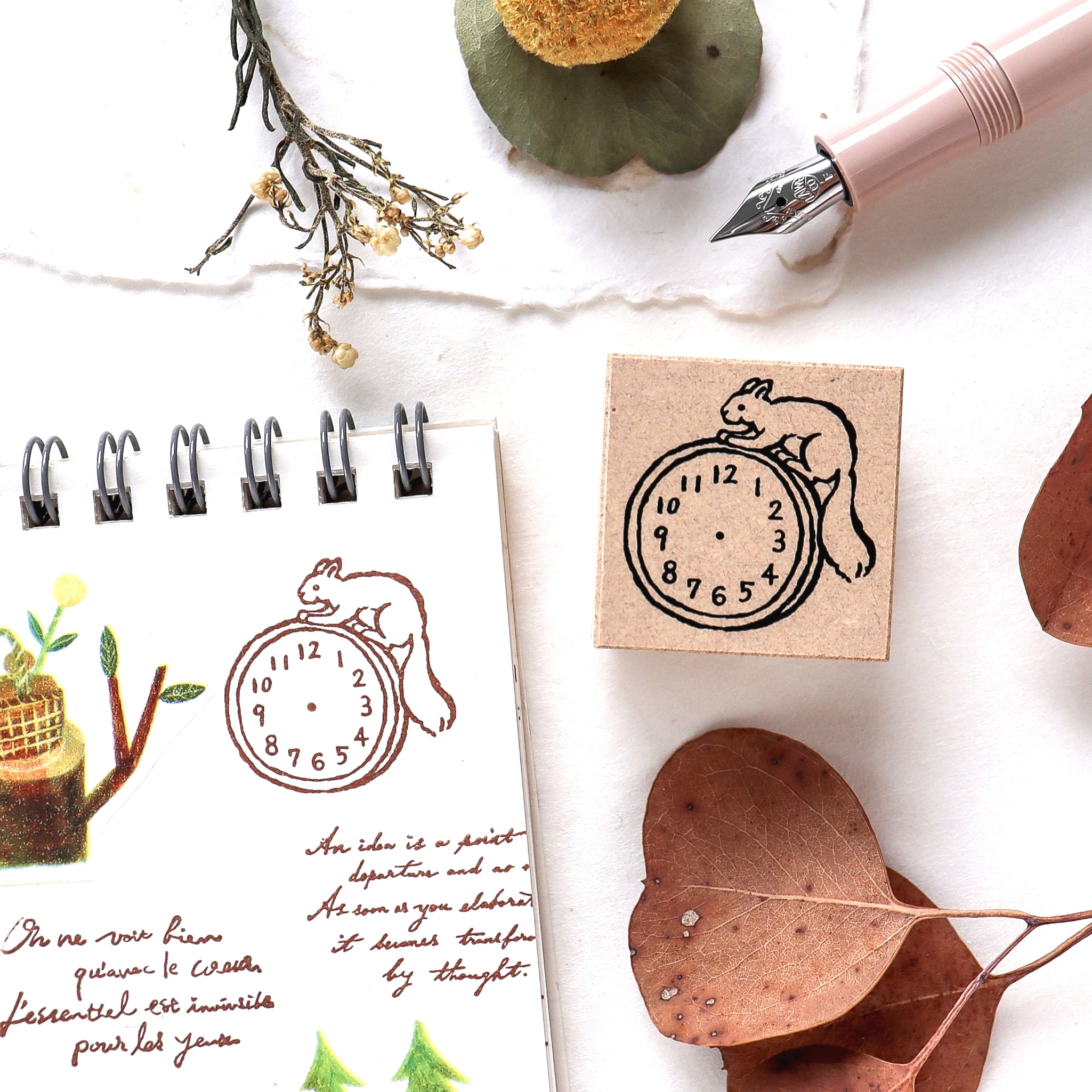 Midori Asano / Rubber Stamp - What Time?