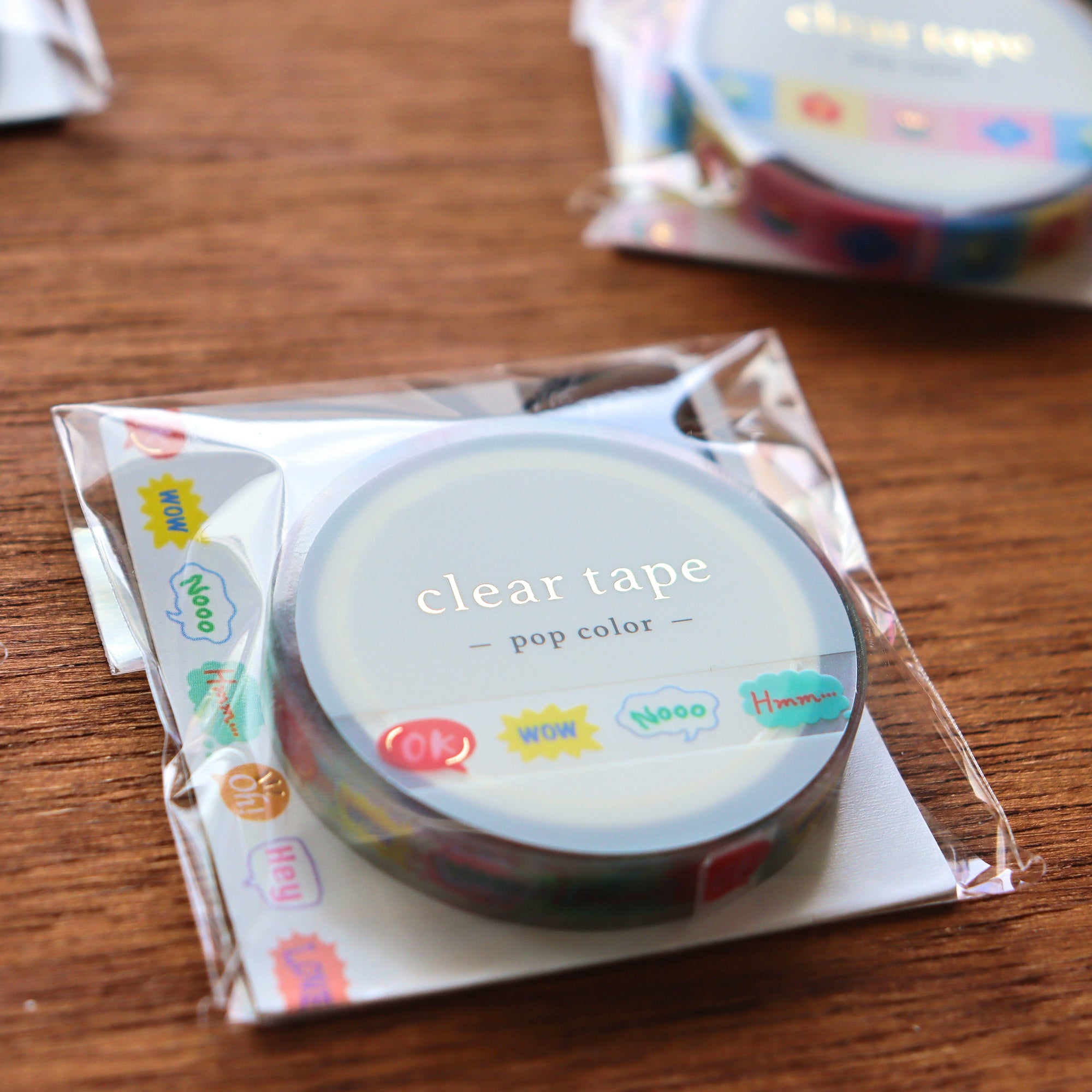 Mind Wave / Shiny Slim Clear Tape - Words