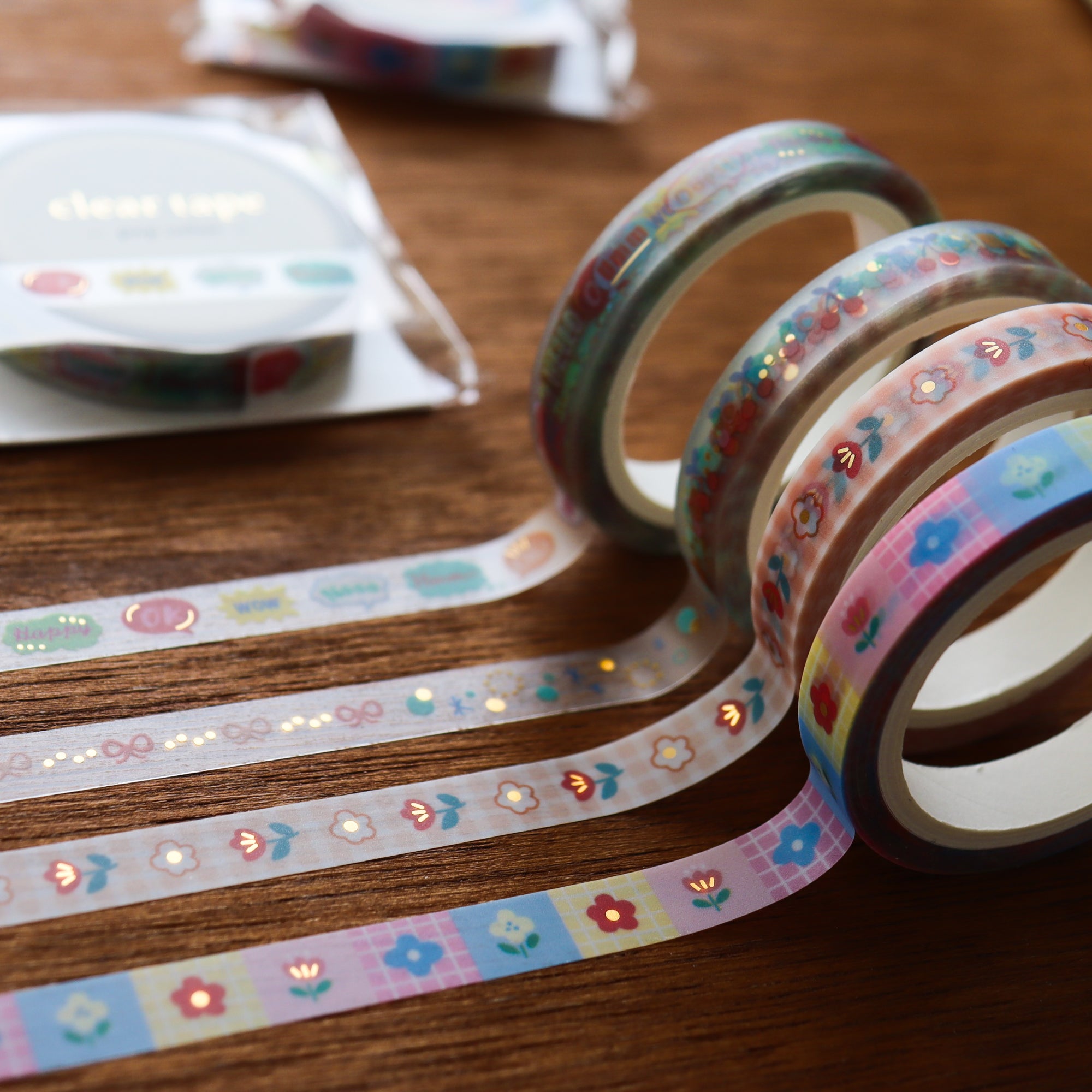 Mind Wave / Shiny Slim Clear Tape - Words