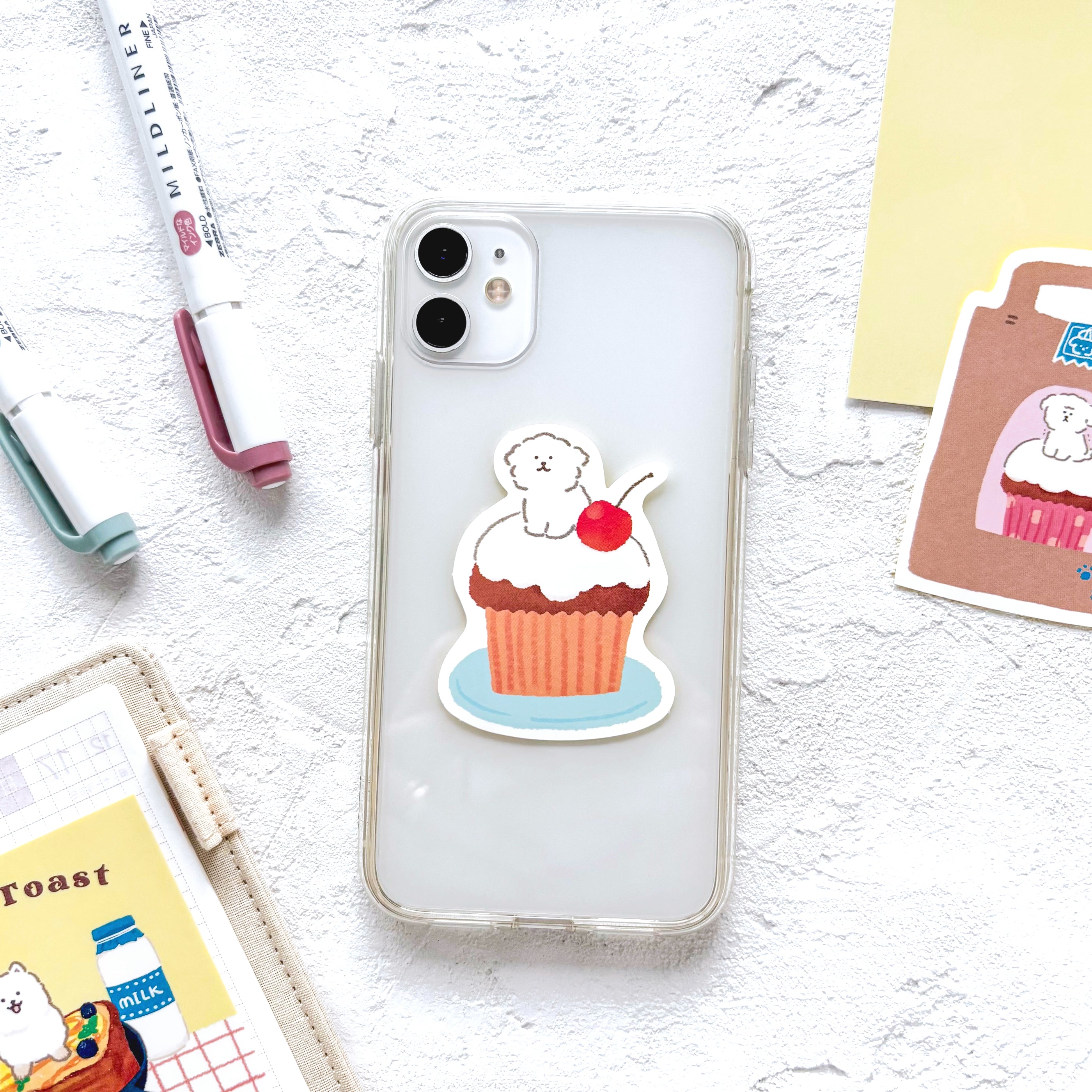 Furukawa Paper / Vinyl Sticker - Dog (Set of 3 Stickers)