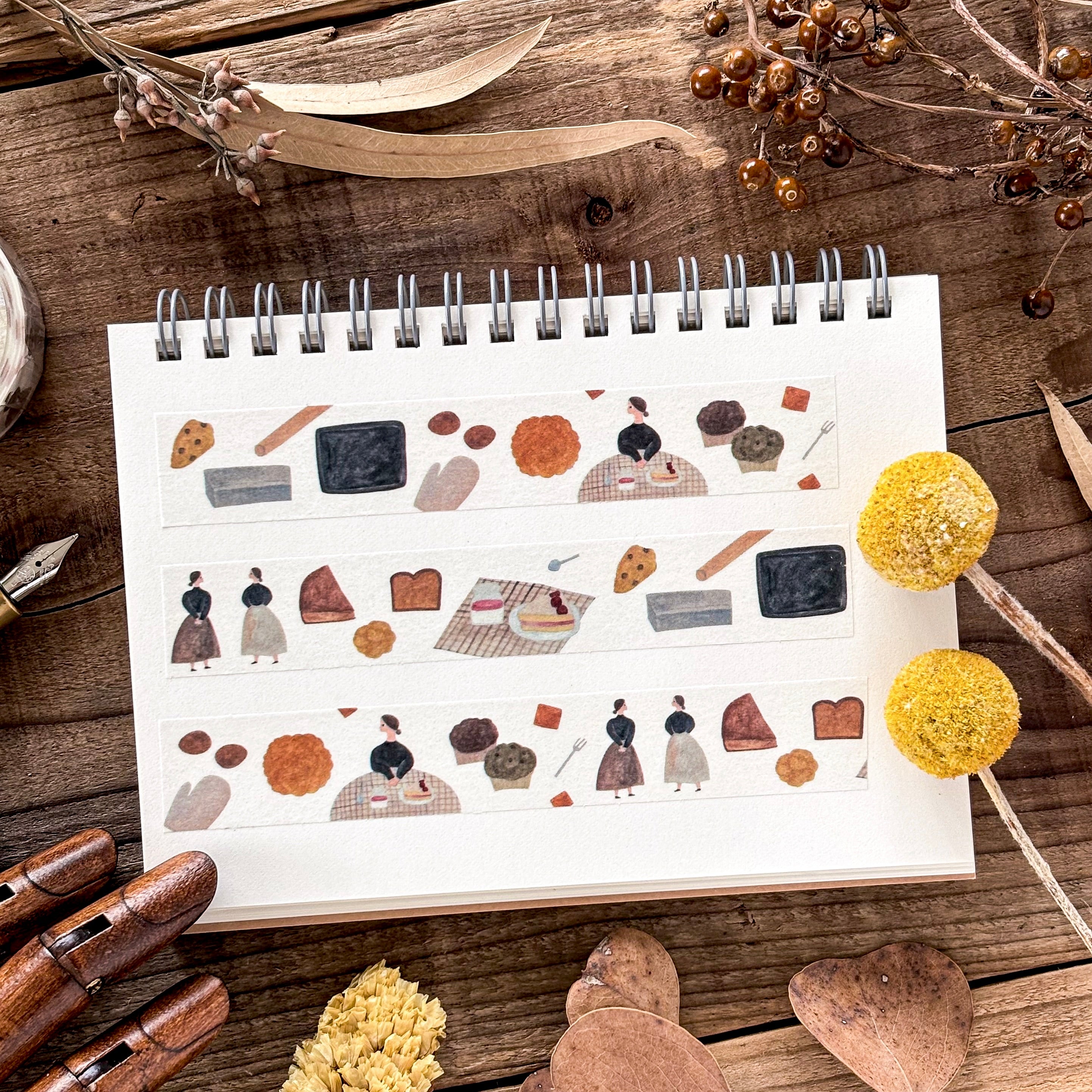 ネクタイ/ マスキングテープ「おいしいおやつ」