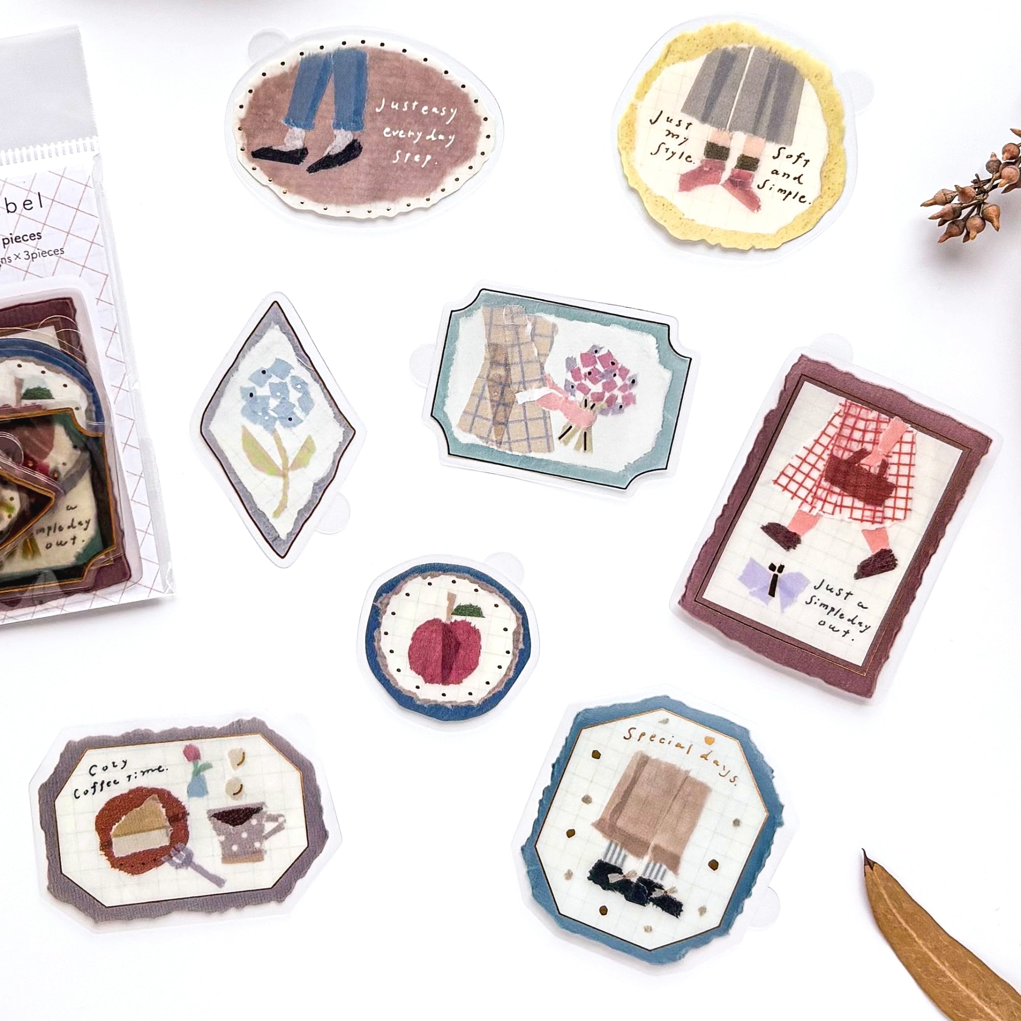 Miki Tamura / Flake Stickers - Label
