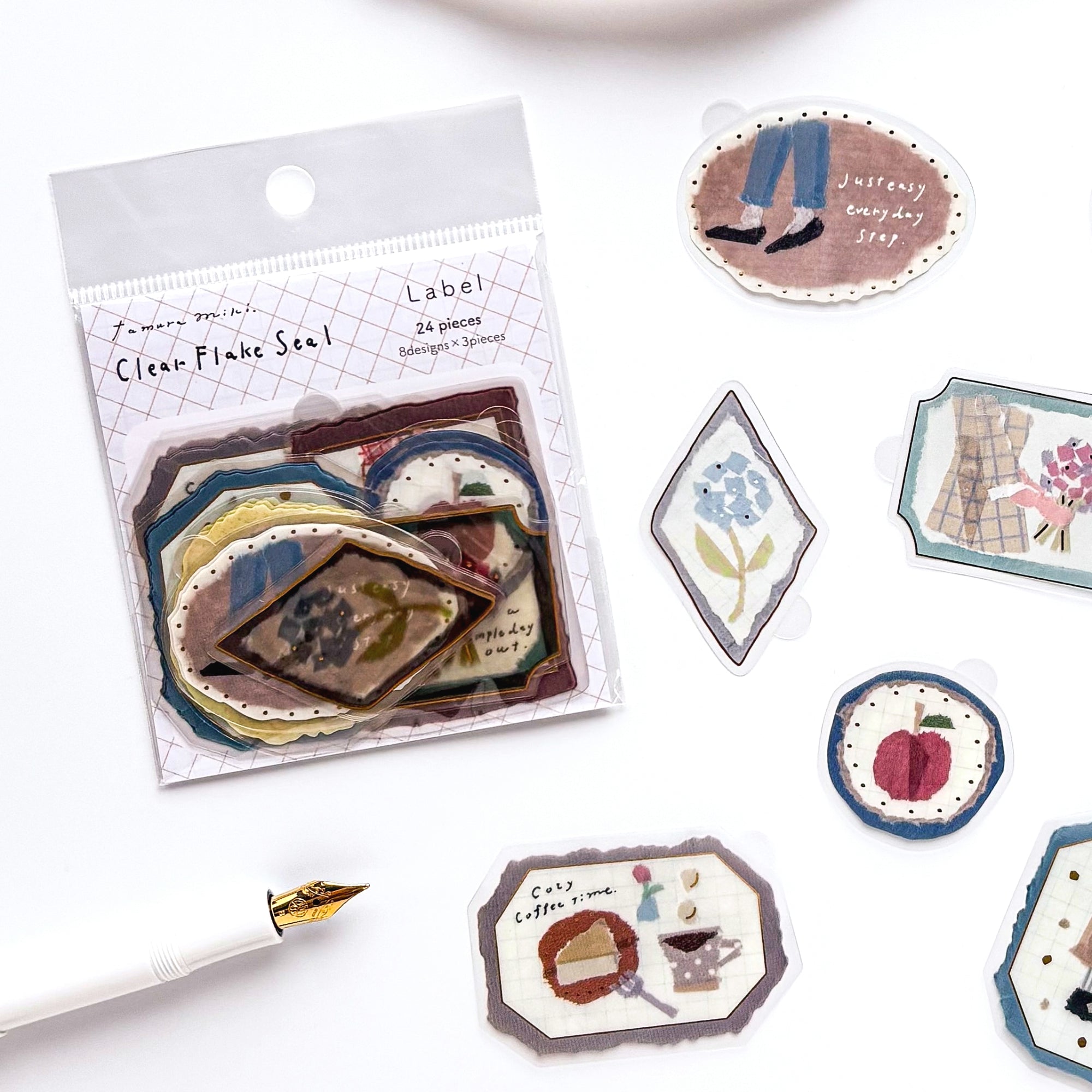 Miki Tamura / Flake Stickers - Label