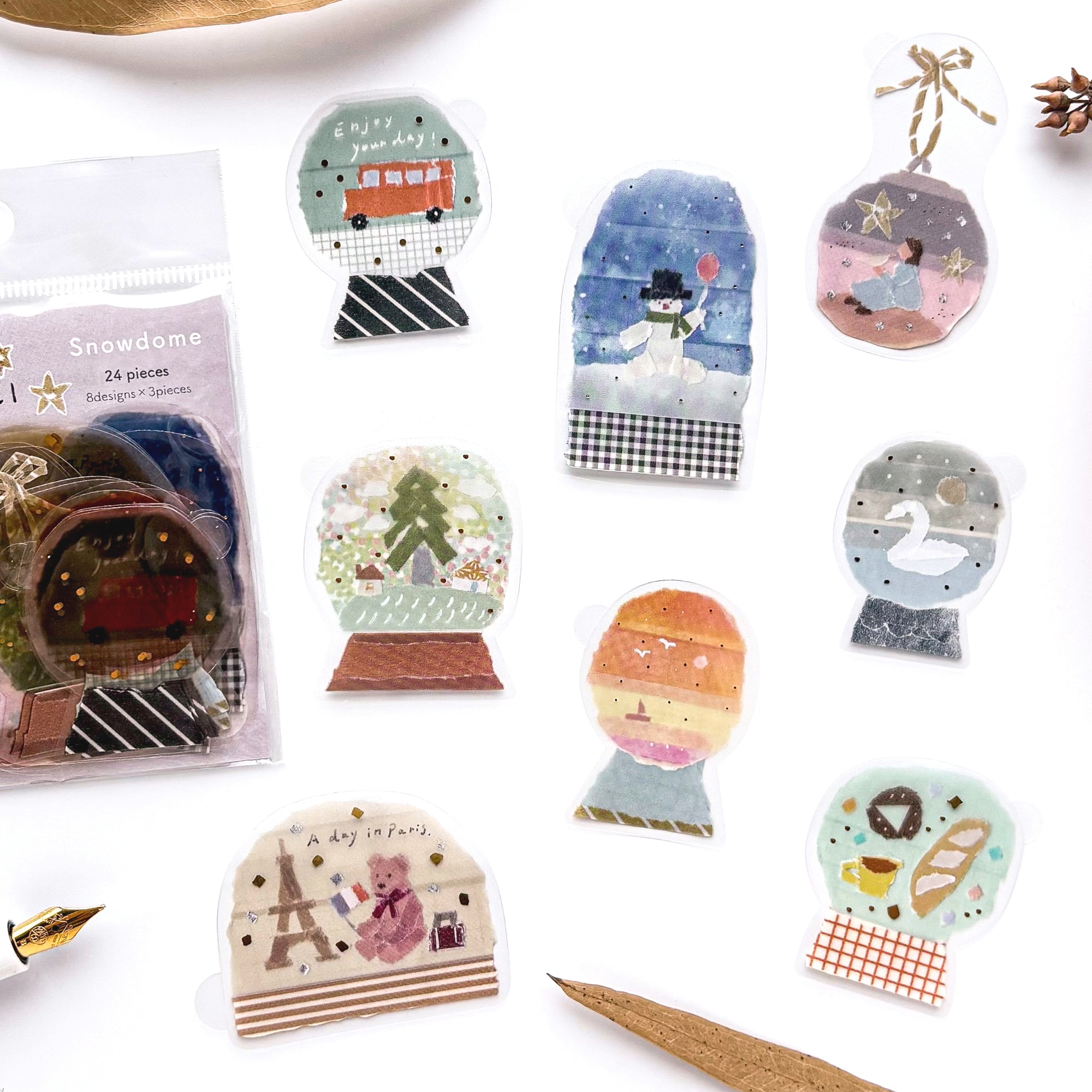 Miki Tamura / Flake Stickers - Snowdome