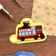 Obi1 / Shiny Vinyl Sticker - BUS TOURS