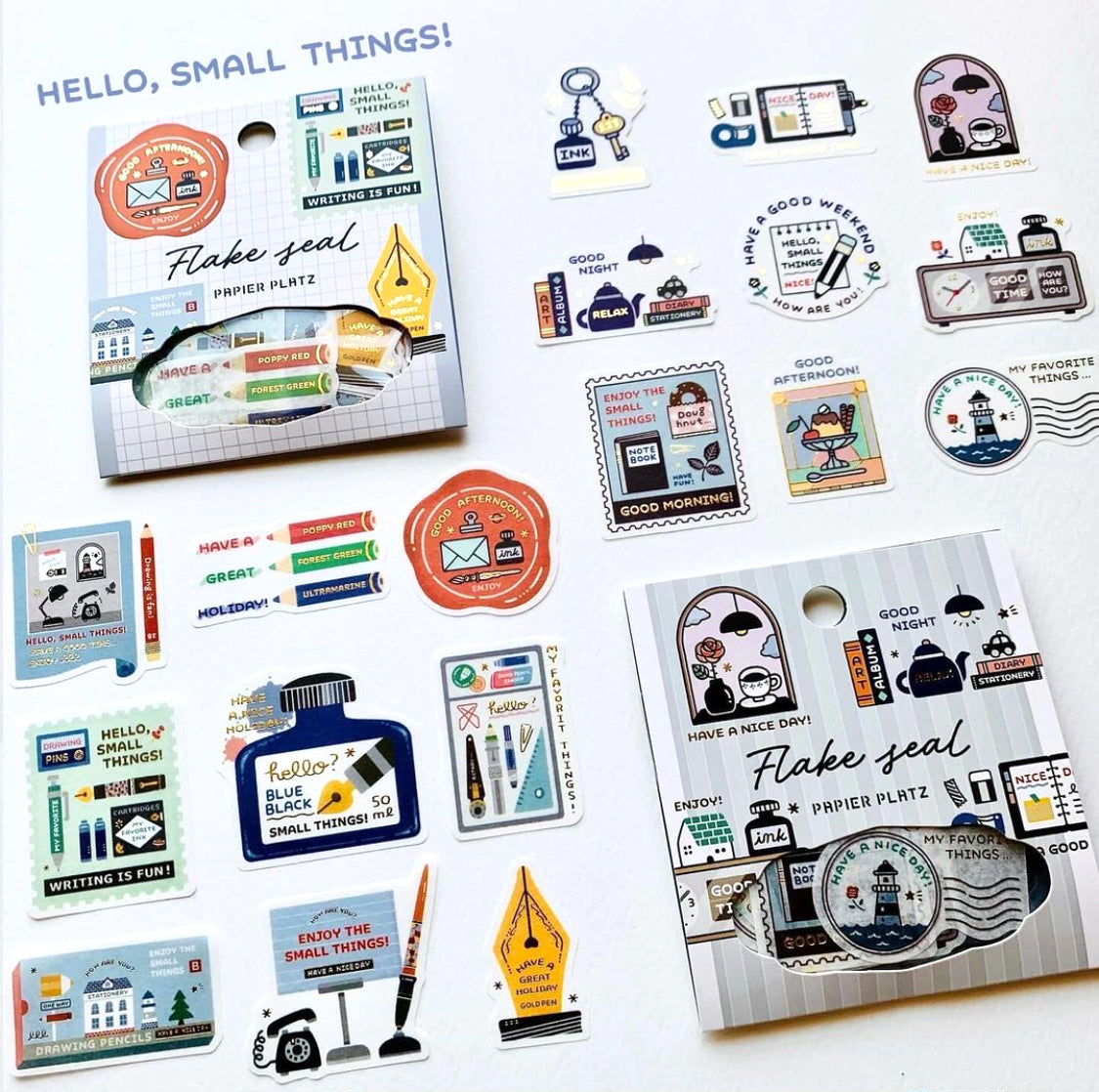 eric / フレークシール「Favorite Things」「Writing Tools」