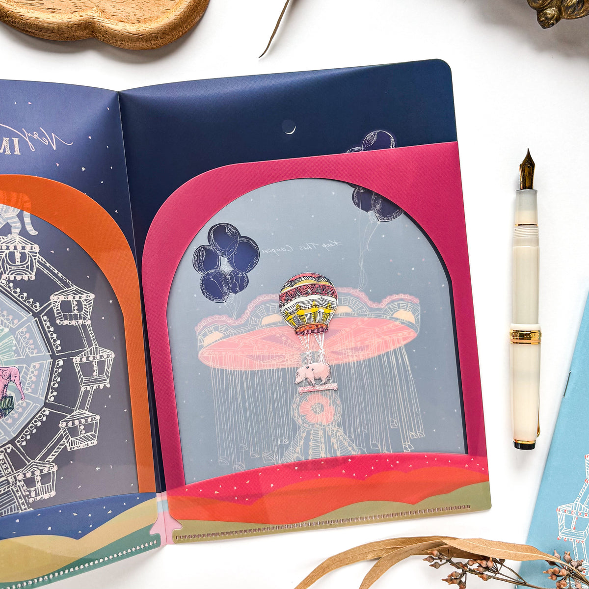 いのうえ彩 / ダブルポケットクリアファイル（A5）「虎」