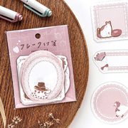 トビマツショウイチロウ / フレークシール付箋「pink favorite」