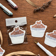 Shoichiro Tobimatsu / Die-cut Sticky Notes - Bear in the Basket