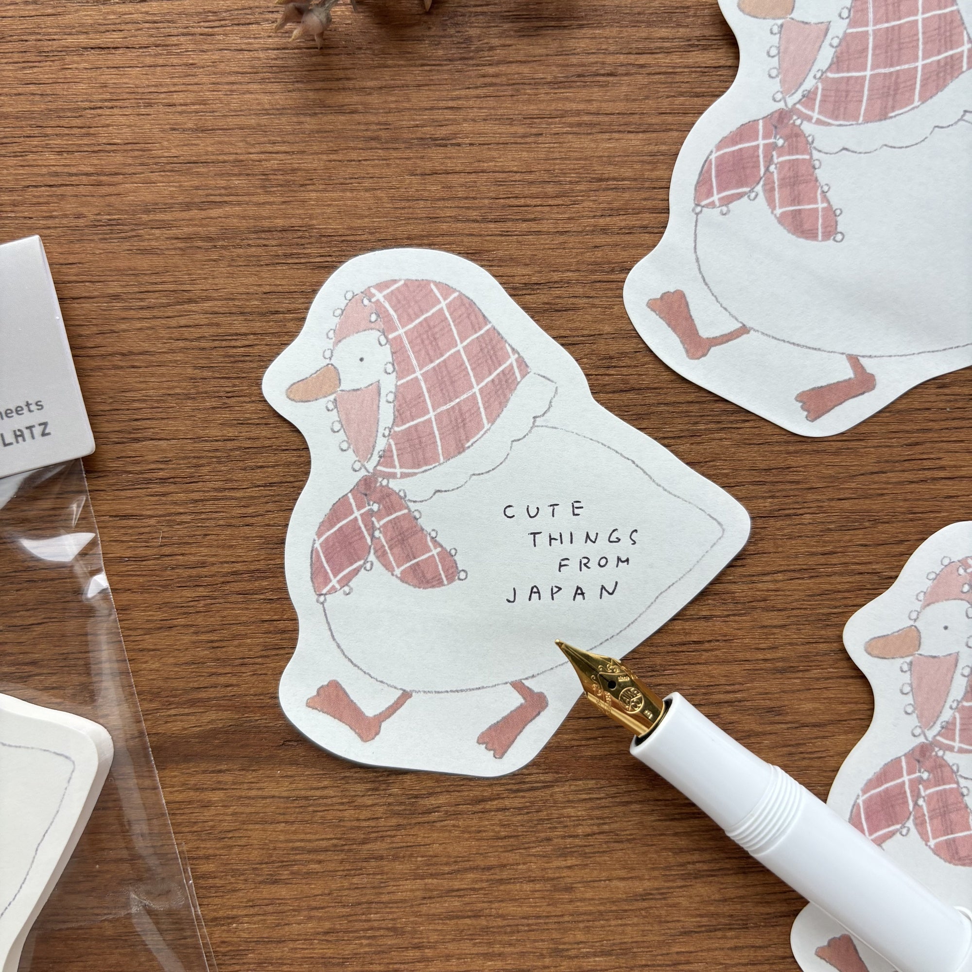 Shoichiro Tobimatsu / Die-cut Sticky Notes - Duck