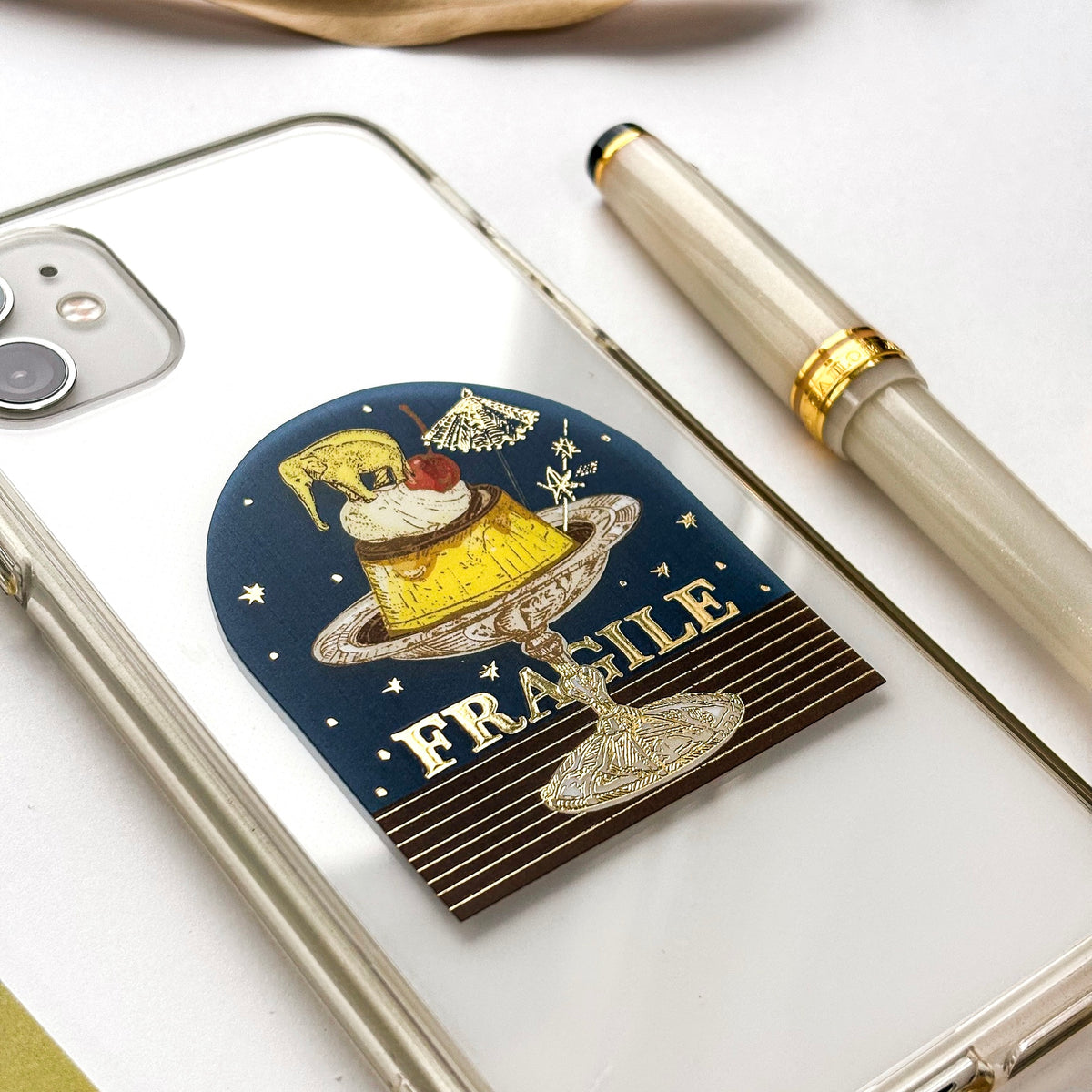 いのうえ彩 / フロストステッカー「プリン」