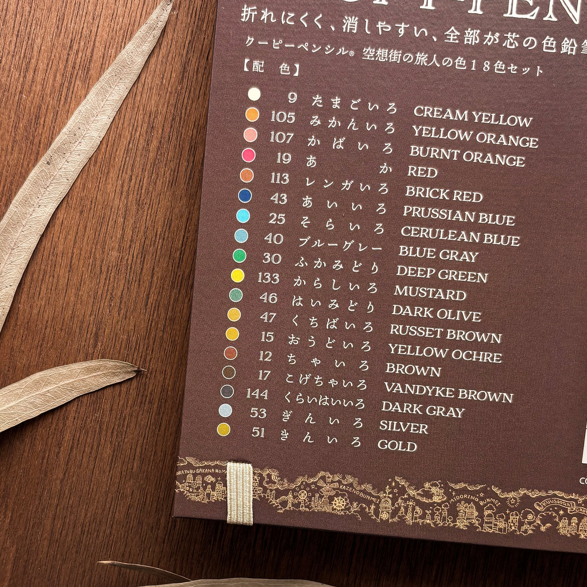 空想街雑貨店 / クーピーペンシルセット「旅人の愛する文房具の街」