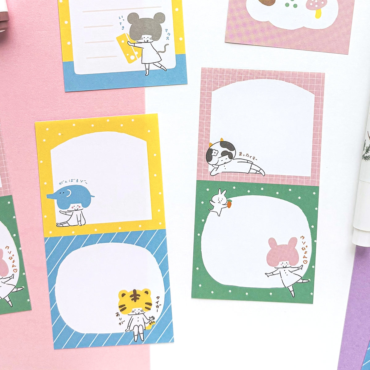 [Limited Edition] mizutama / Slim Memo Pad - Animal
