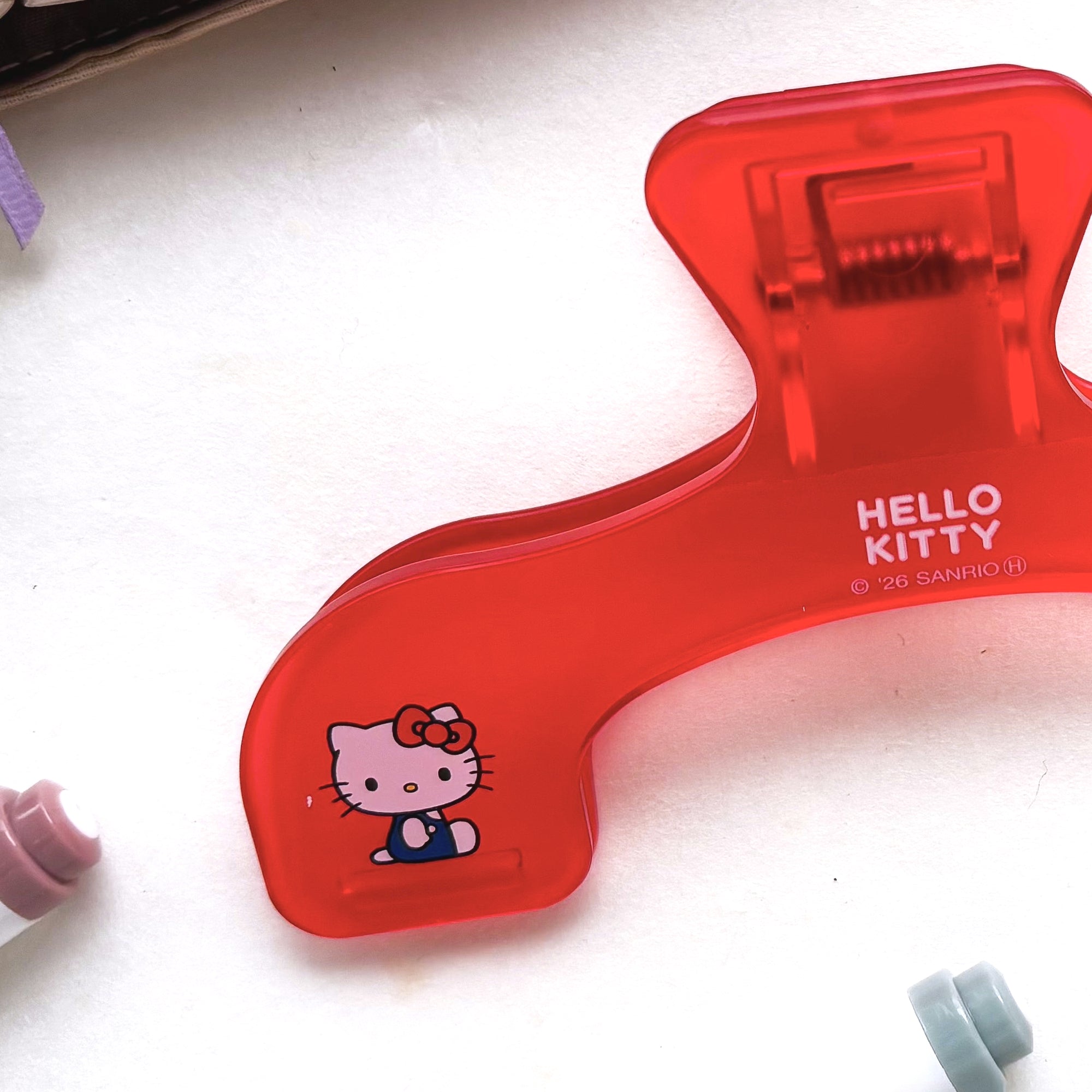 [Limited Edition] "Ukanmuri" Clip - Hello Kity (red)