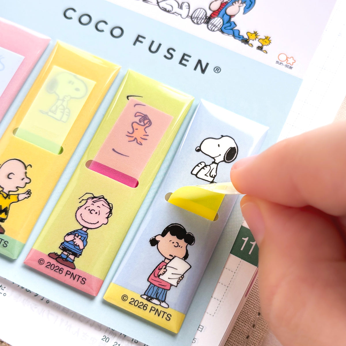[Limited Edition] Coco Fusen Mini Sticky Notes - Snoopy