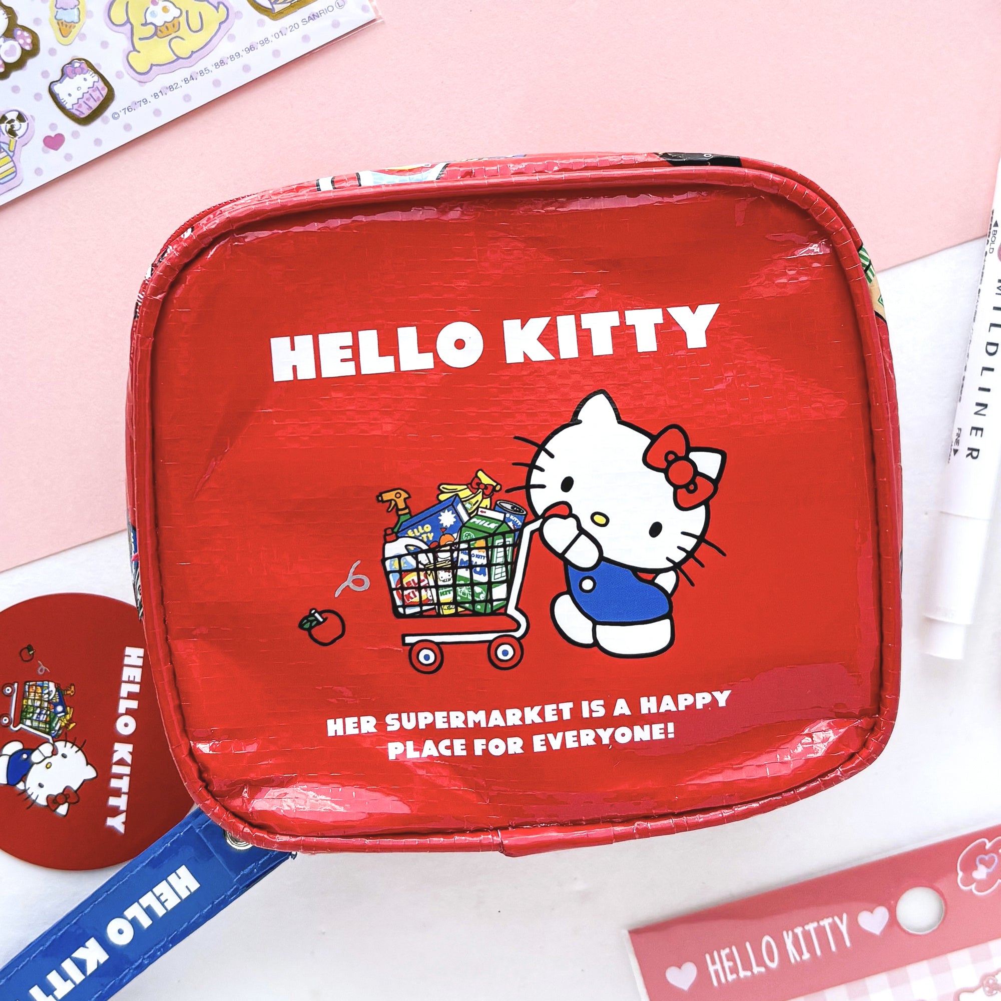 [Limited Edition] Square Pouch - Hello Kitty