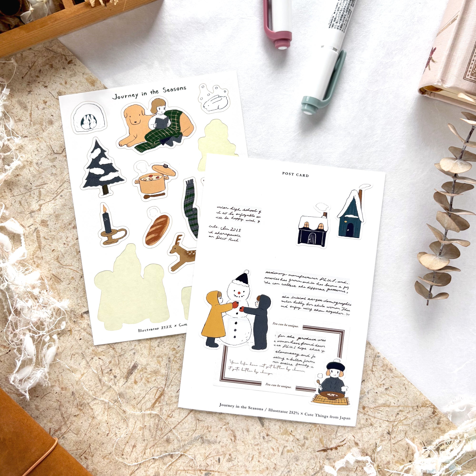CTFJ x 252% / Postcard - Happy Winter