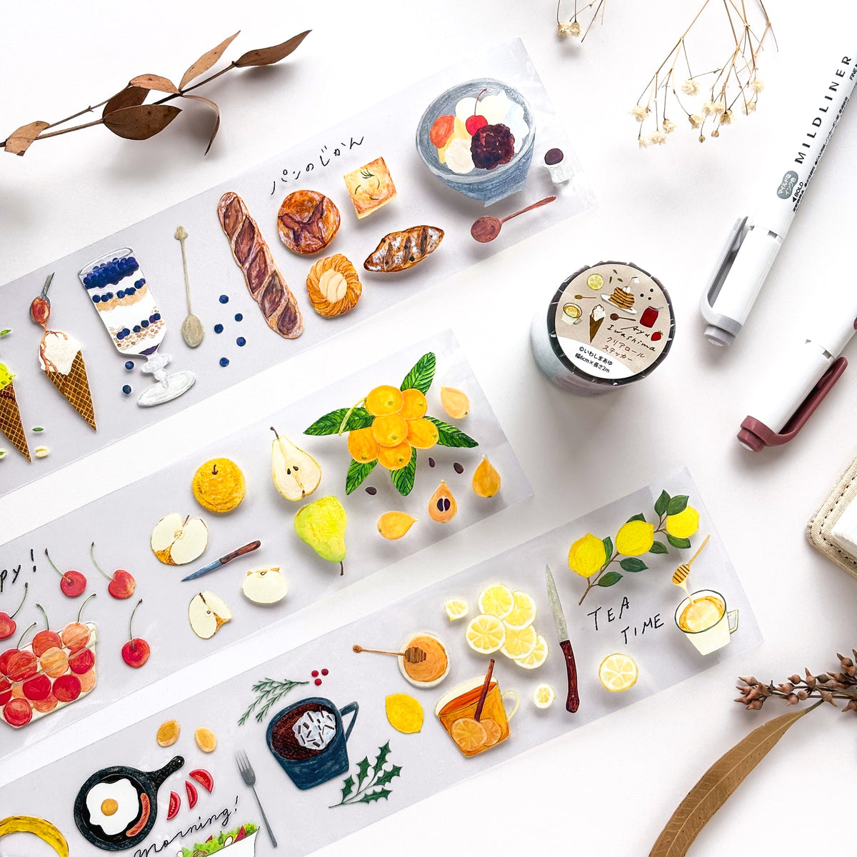 Ayu Iwashima / Foil-Stamped Clear Roll Stickers
