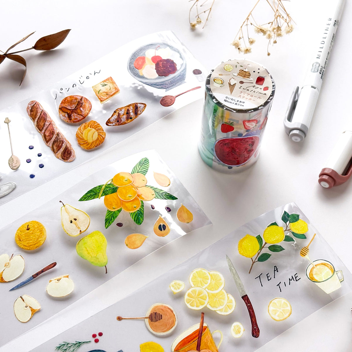 Ayu Iwashima / Foil-Stamped Clear Roll Stickers