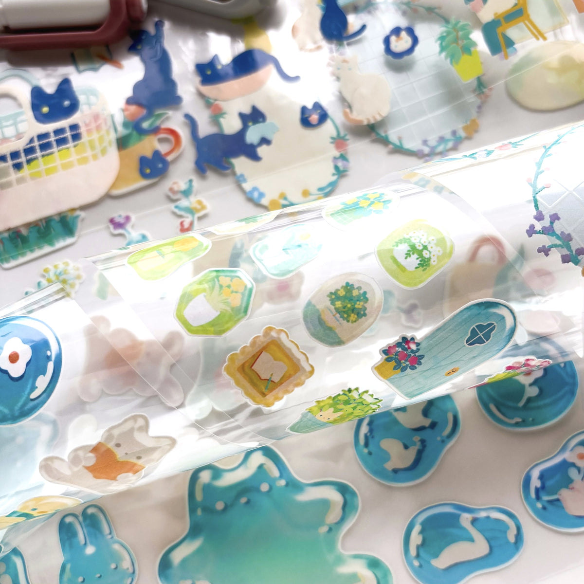 Nodoka Miyashita / Foil-Stamped Clear Roll Stickers