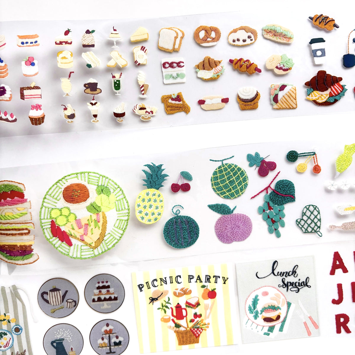 annas / Foil-Stamped Clear Roll Stickers