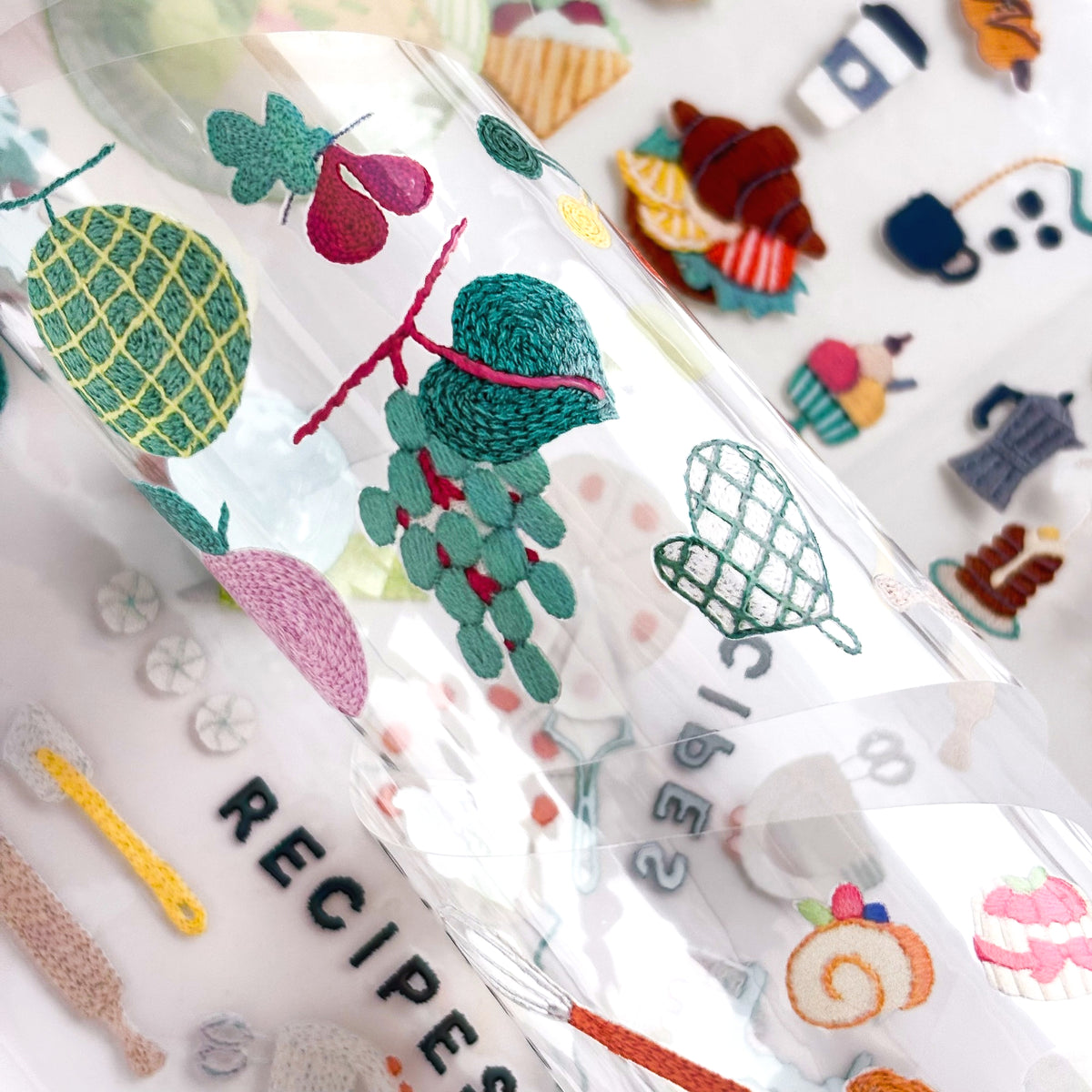 annas / Foil-Stamped Clear Roll Stickers