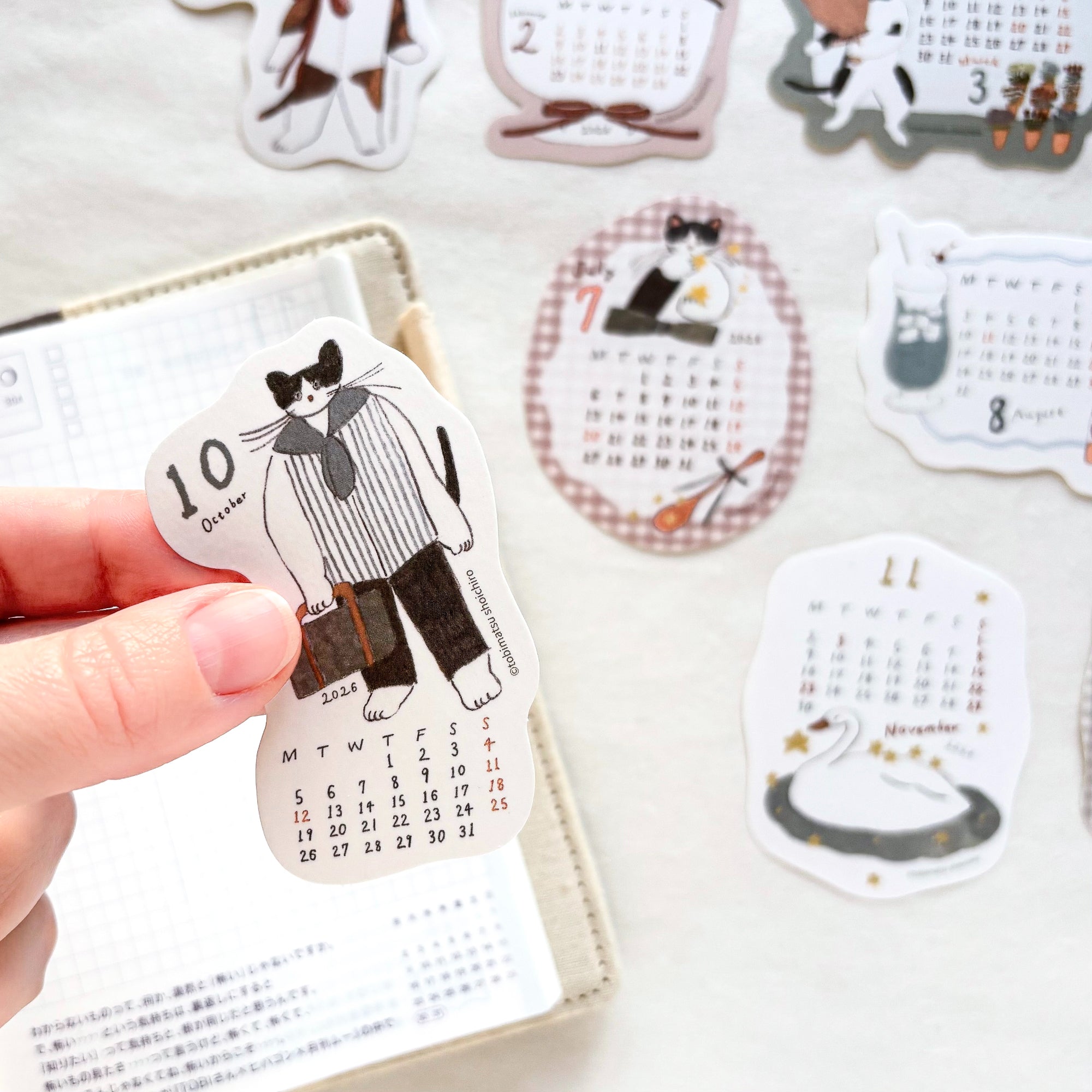 [SALE] Shoichiro Tobimatsu / 2026 Calendar Sticker Set