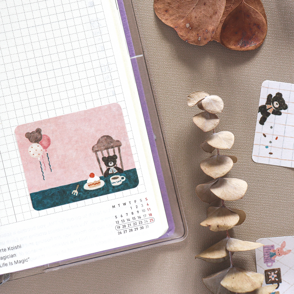 Waka Nakauchi / Roll Sticky Notes - Bear’s Sweets Shop