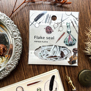 Lin Chia Ning / フレークシール「Antique Stationery」