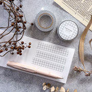 Papier Platz / Washi Tape - Checkered (gray)