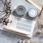 Papier Platz / Washi Tape - Checkered (baby blue)