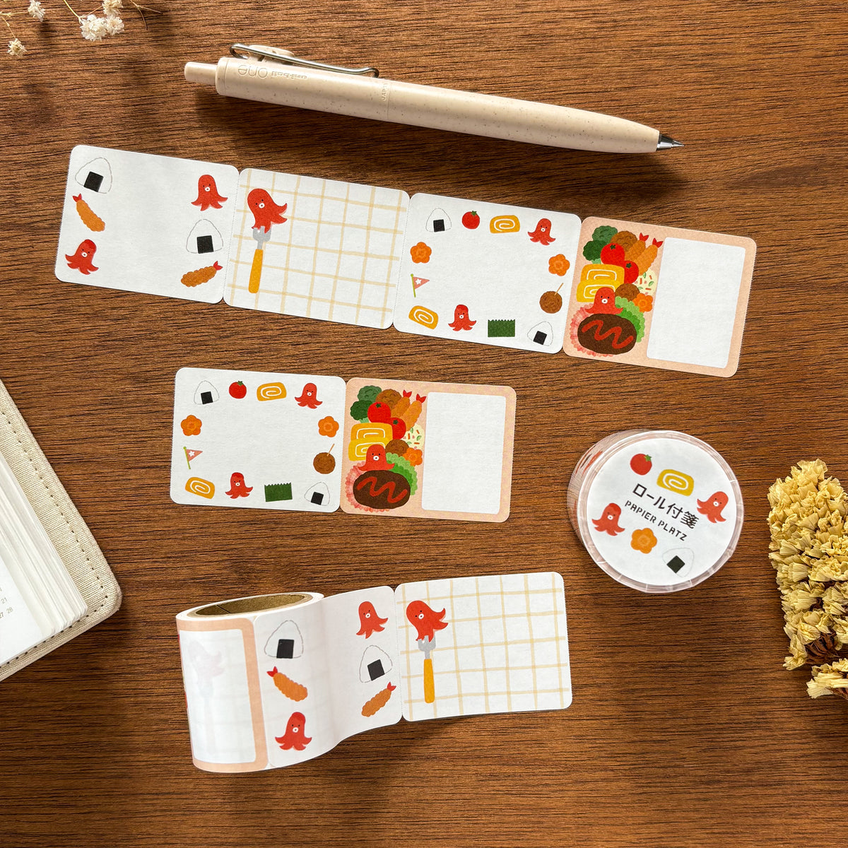 Papier Platz / Roll Sticky Note - Bento Box