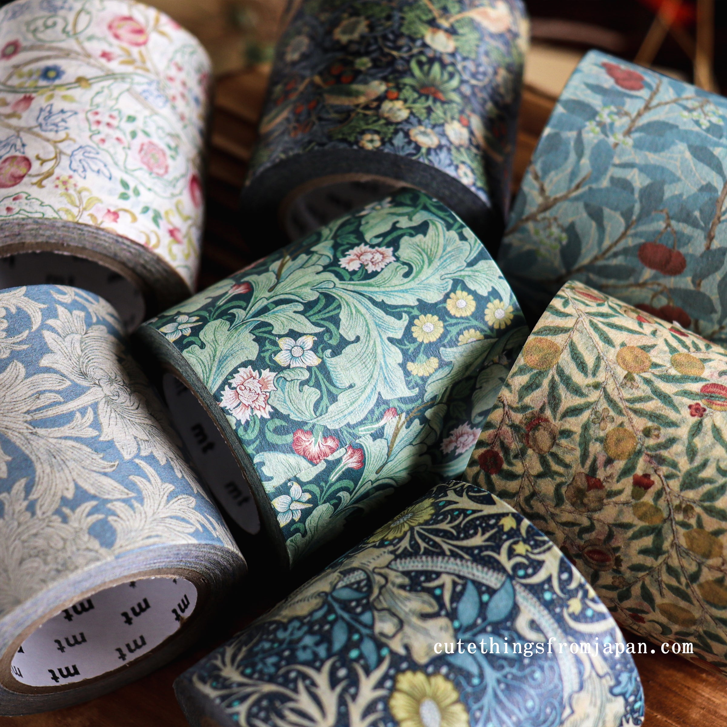 William Morris x mt Washi Tape - Strawberry Thief