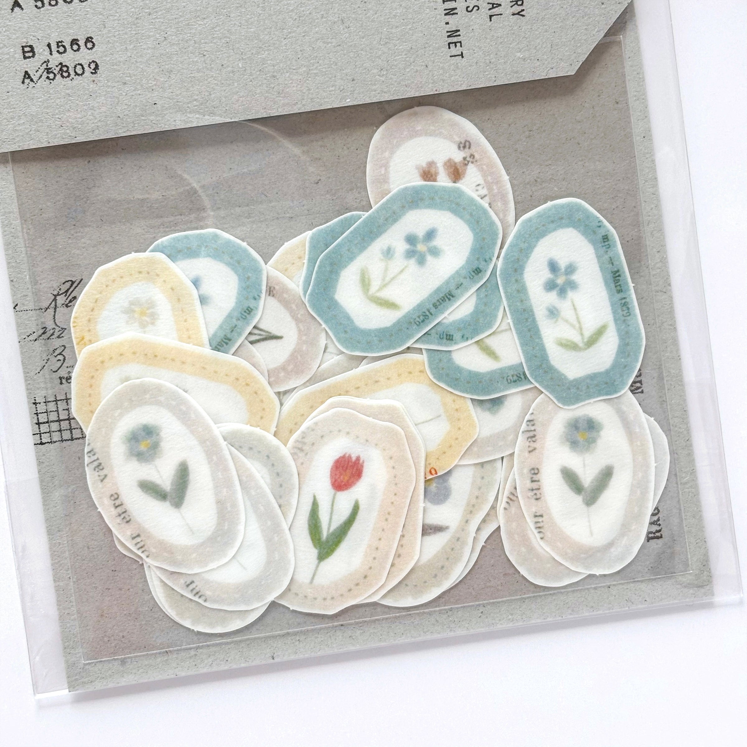 Yohaku / Flake Stickers - Moon Warz