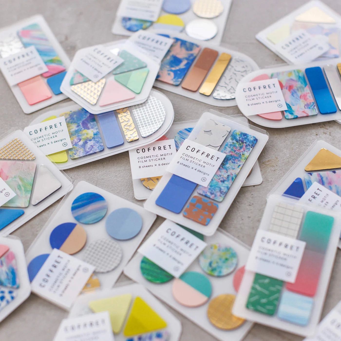COFFRET Bar PET Stickers - Chiffon Yellow