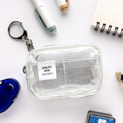 Delfonics / Mini Utility Pouch Keychain - Clear (Clear)