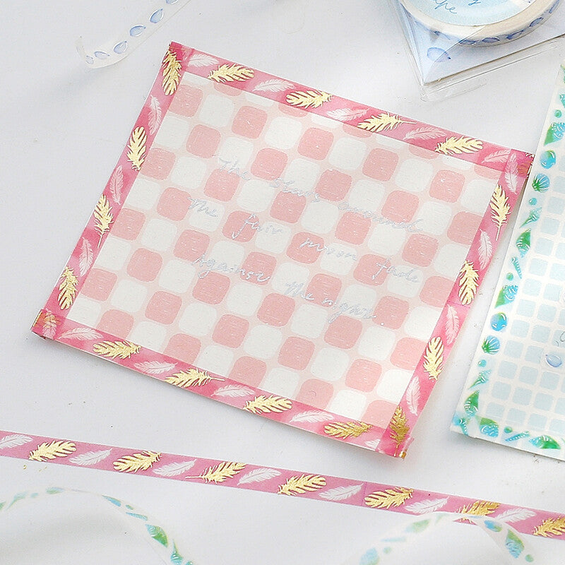 Slim Washi Tape - Feather