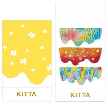 KITTA Clear Portable Die-Cut Stickers - Melt