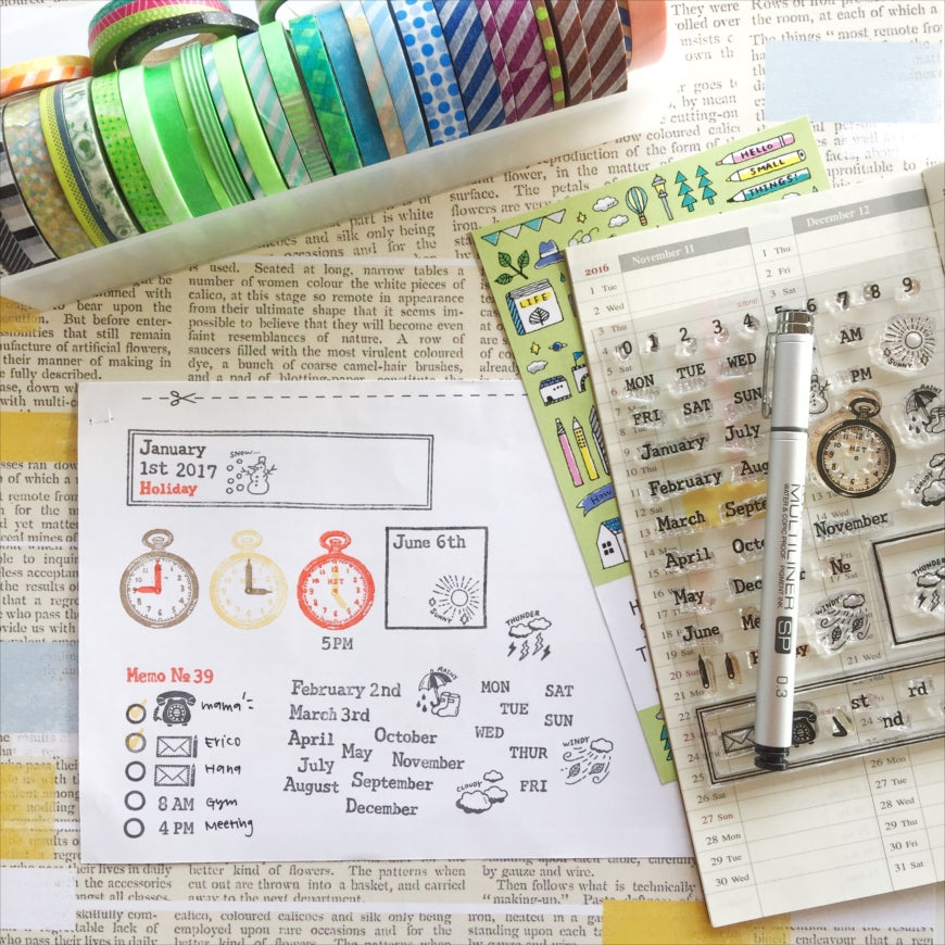 eric HST Clear Stamps - PLAN ON IT!