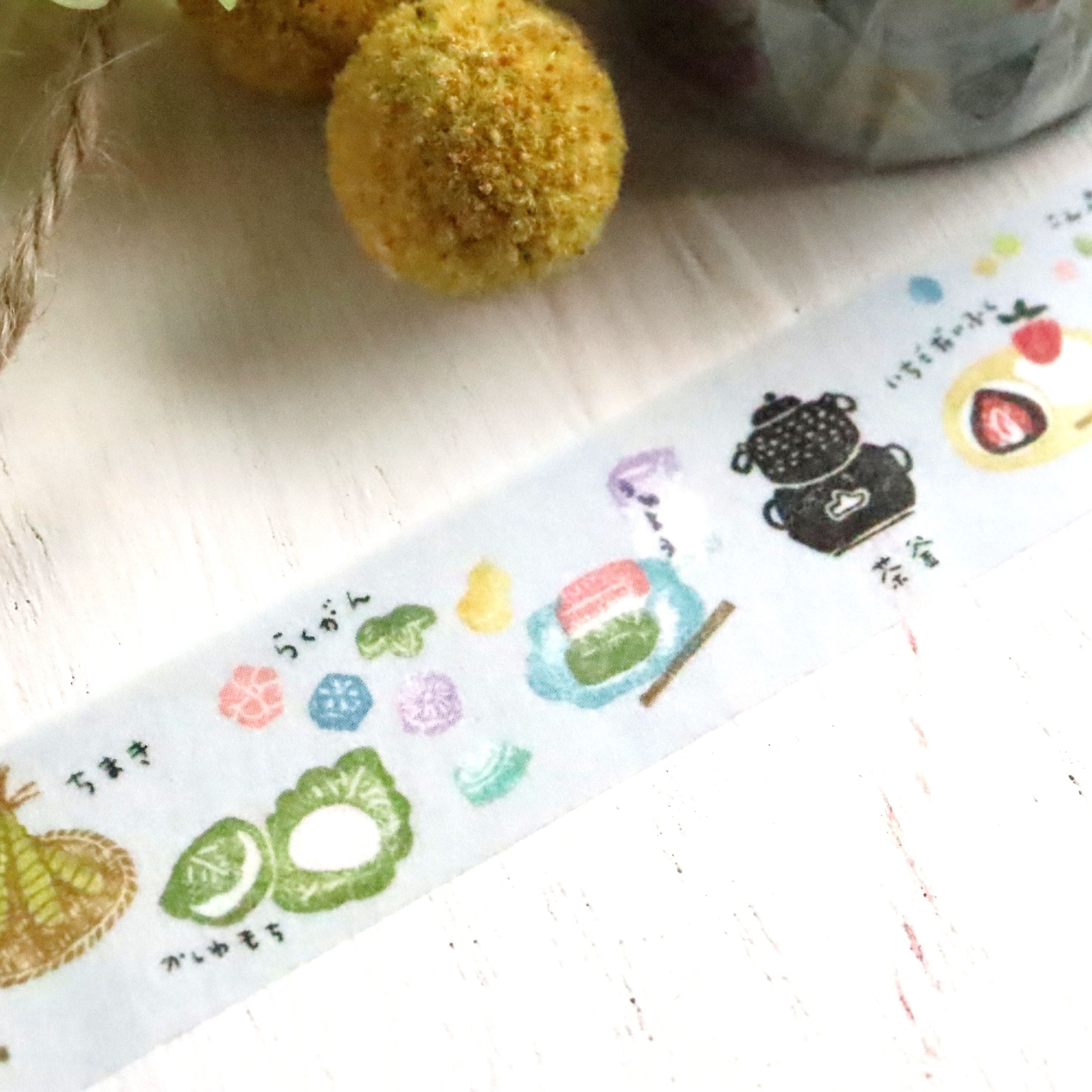 はんこどり / マスキングテープ「和菓子」