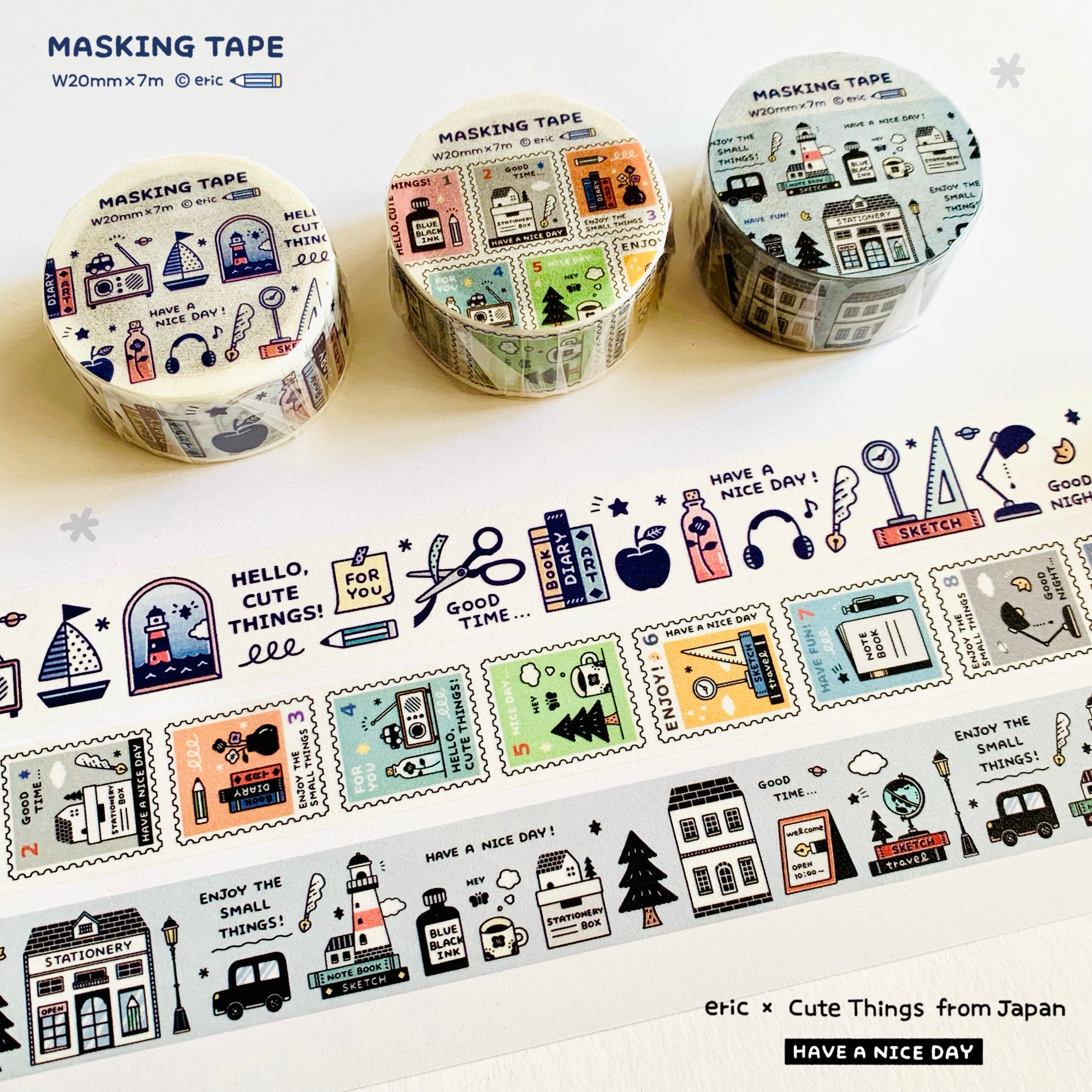 マスキングテープ（作家さんデザイン） – Cute Things from Japan