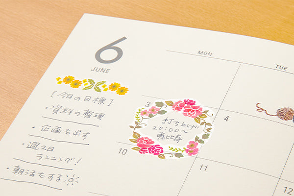 Print-on Stickers - Flowers